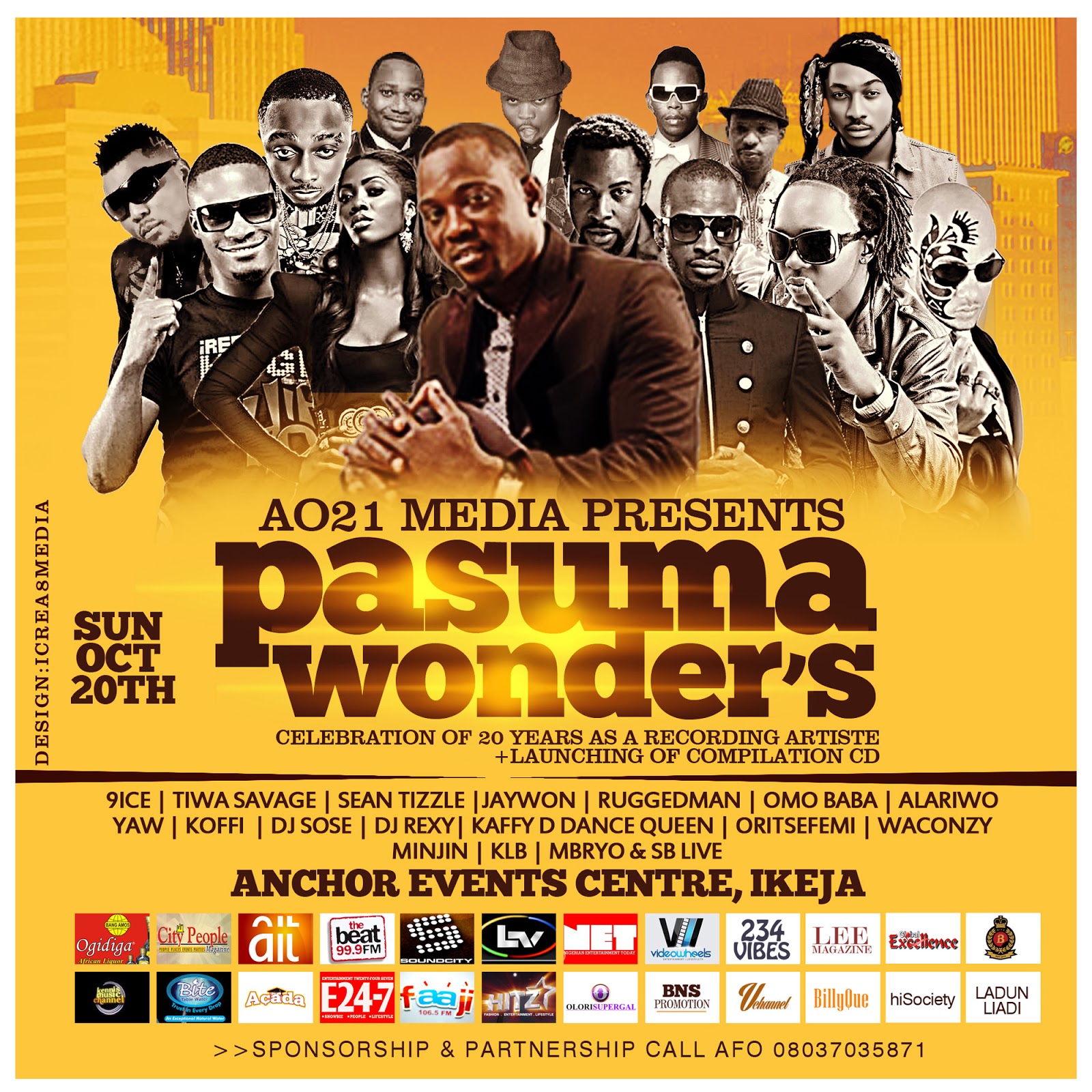 Effiong Eton FUJI STAR PASUMA WONDER TO CELEBRATE 20 YEARS AS A