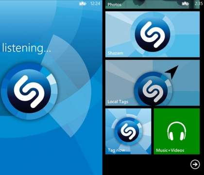 Shazam now available for Windows Phone 7.5/8, explore Music download now!