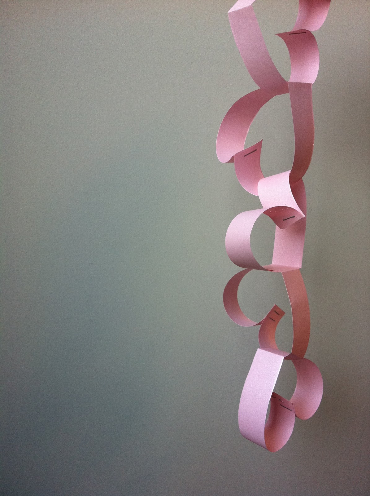 The Contemplative Creative Paper Heart Chain