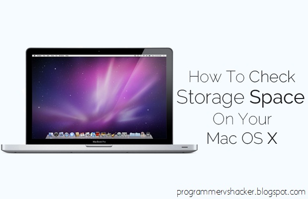how to check storage on mac pro