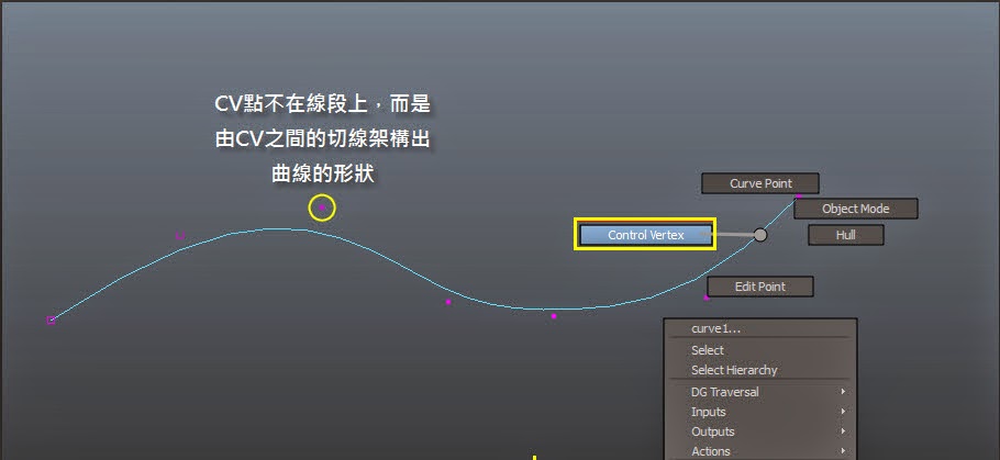 Modifying Curve Components in Maya 07