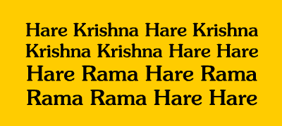 ¡Cante Hare Krishna y sea feliz!