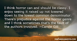 My quotes about horror