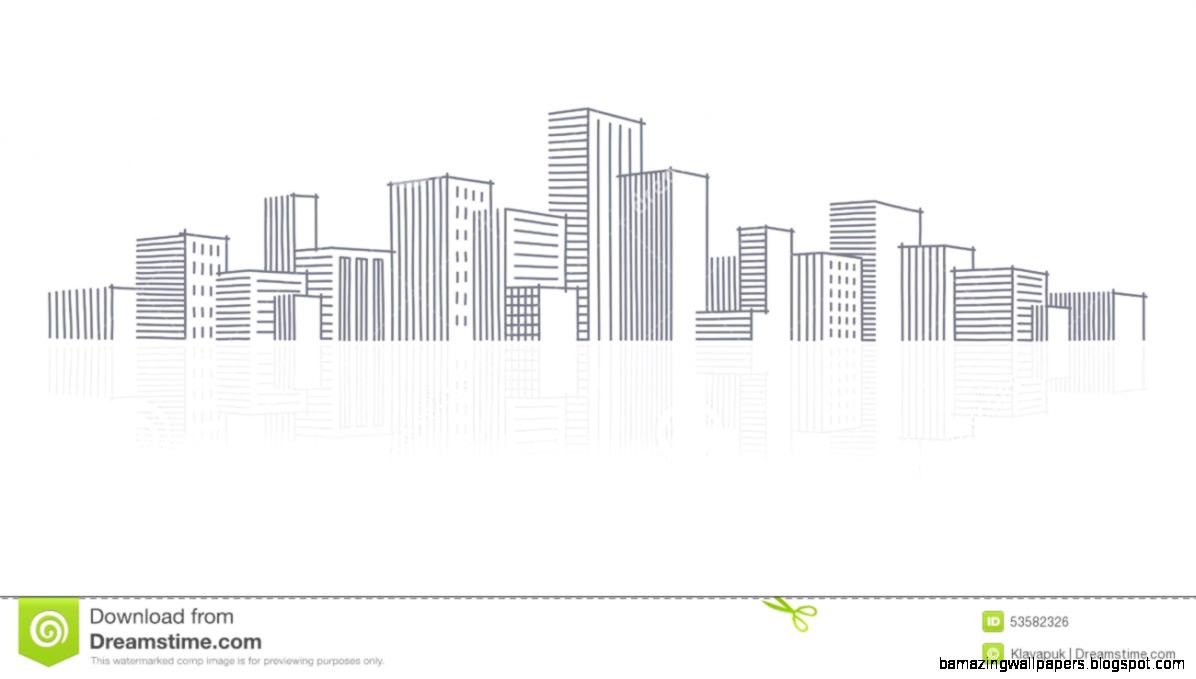 The Sketch Of A City Skyline Stock Vector Image 53582326 The Sketch Of A City Skyline Stock Vector Image 53582326