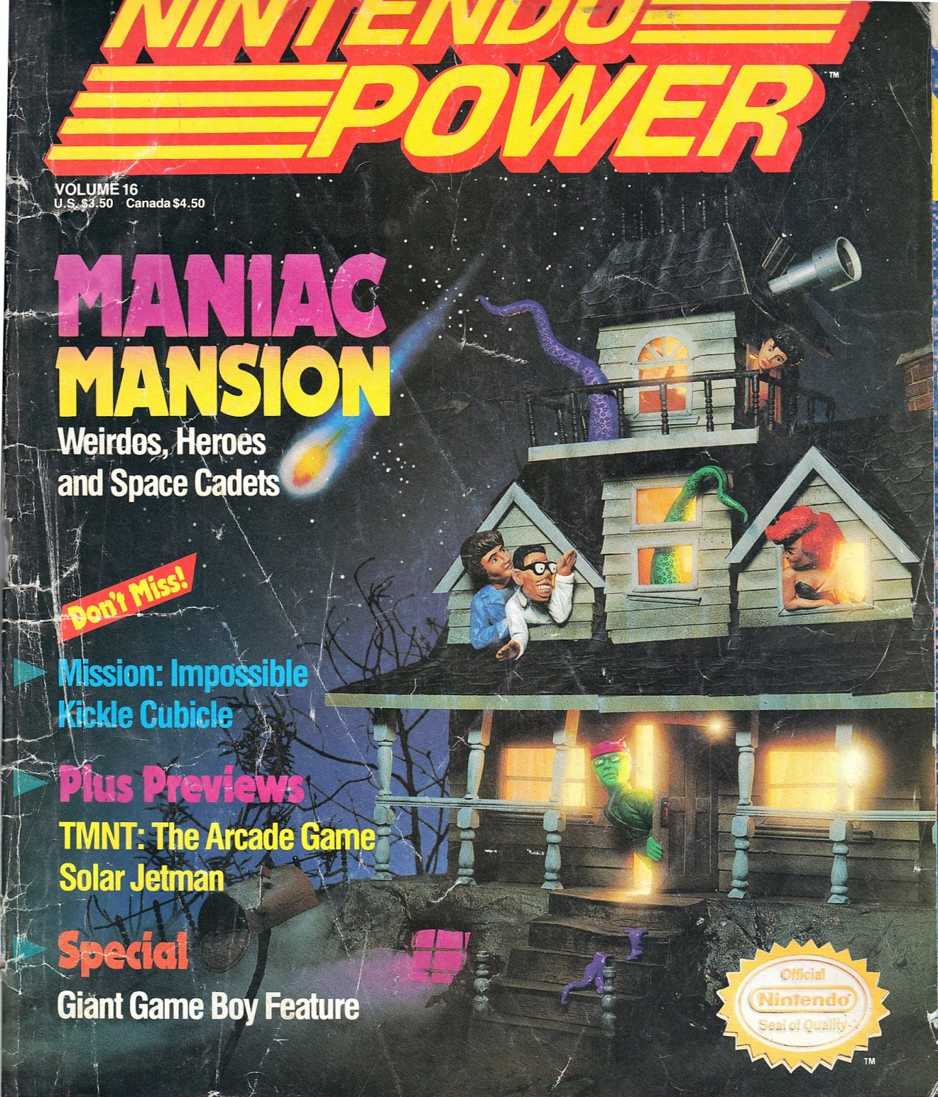 Shilling Epilepsy to MouthBreathers "Maniac Mansion", NES, 1990.