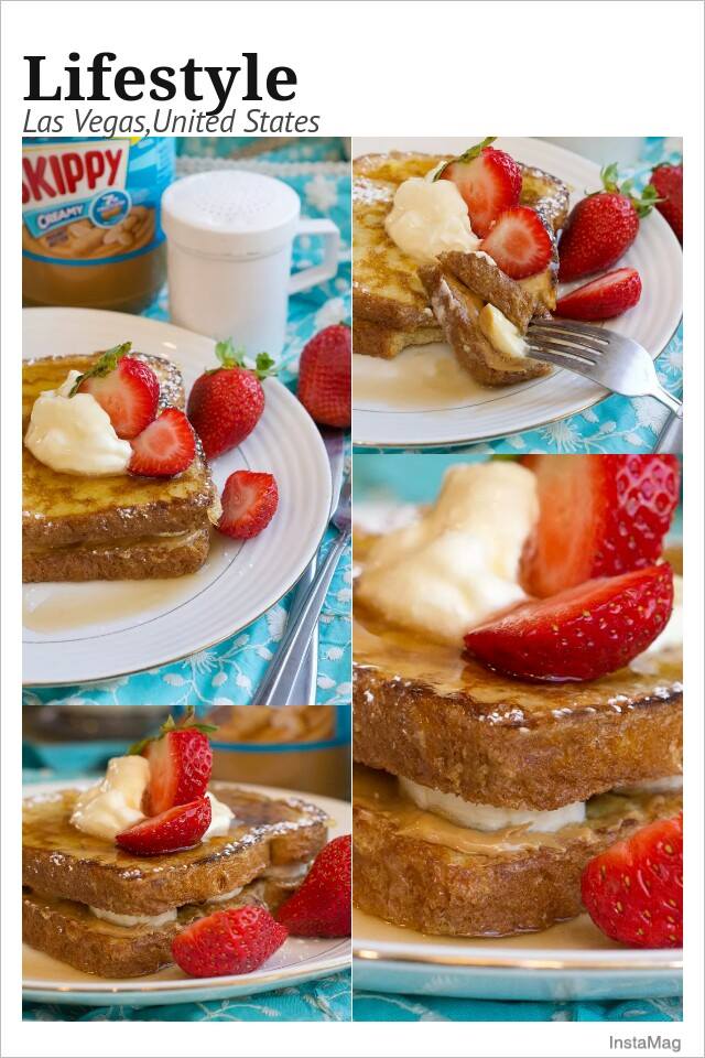 Peanut Butter Banana French Toast Las Vegas Food Photographer Las