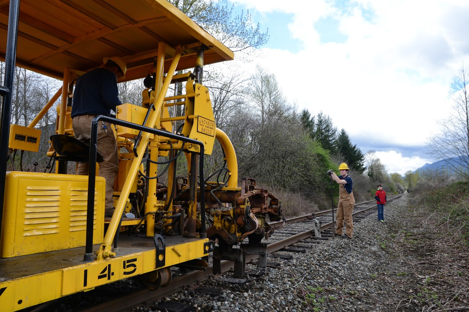 Northwest Railway Museum Blog Tamping for a better ride