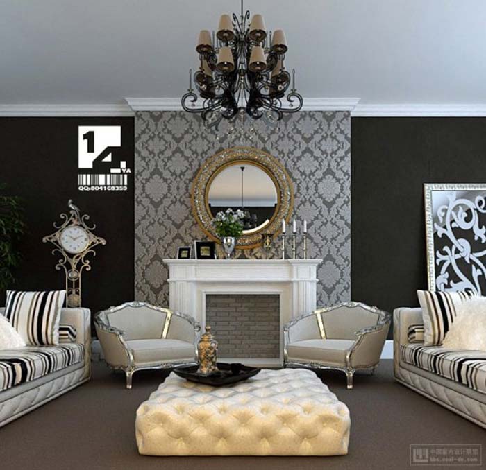 Modern Classic Living Room Interior Design
