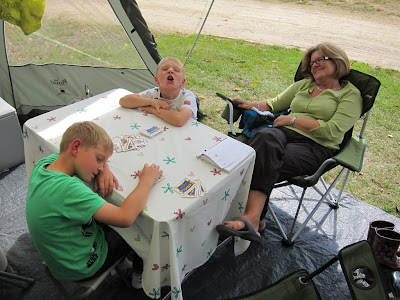 Straw - The sun came out but the boys wanted to play games