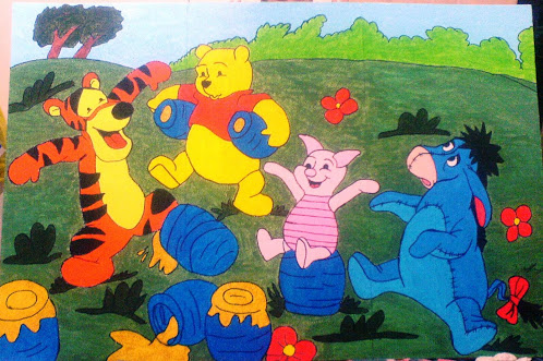 Painel do ursinho pooh