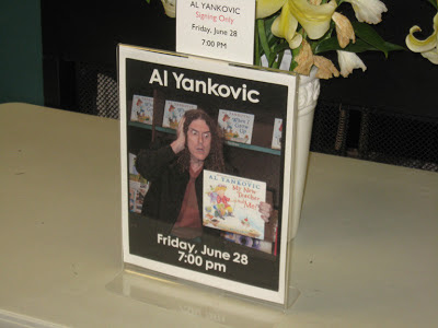 "Weird Al" Yankovic, Al Yankovic, My New Teacher and Me!, Quail Ridge Books, Raleigh, North Carolina, signing