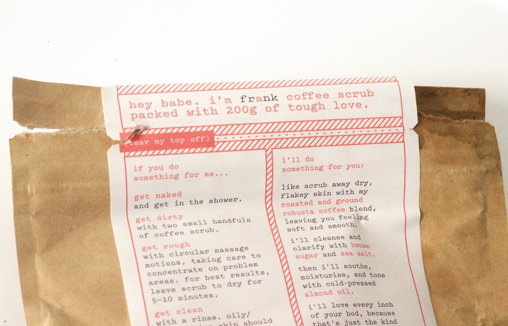 Review Frank Body Original Scrub The Blushing Giraffe