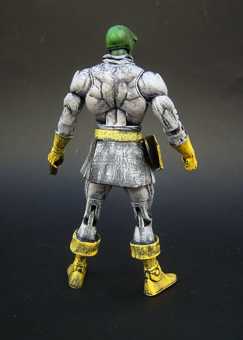 Argenta2008 Customs Green Skull Amalgam Comics Marvel Legends DC