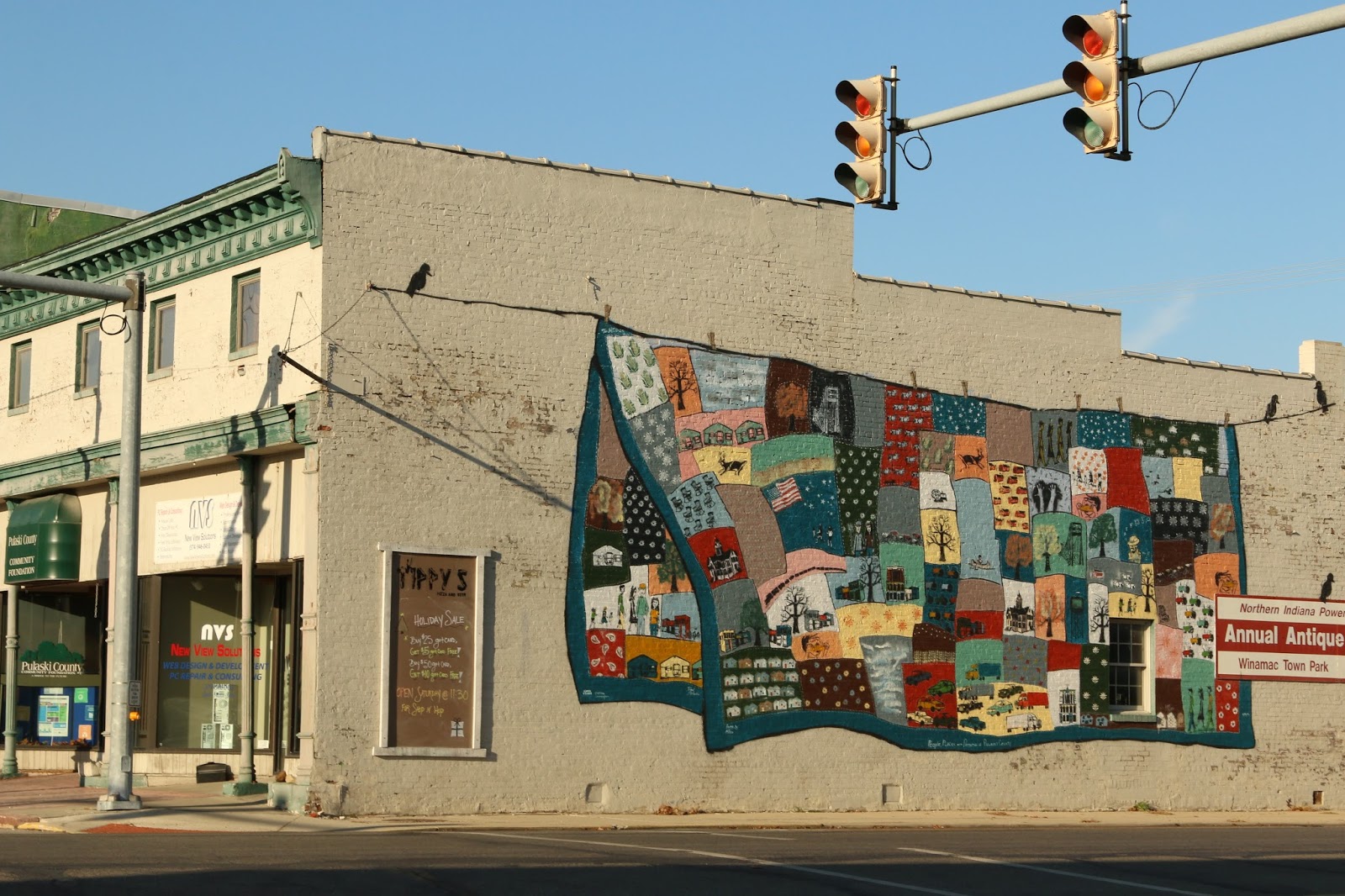 Nomadic Newfies Monday Mural from Winamac