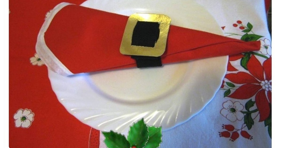 Crafty Sue Santa Belt Napkin Ring