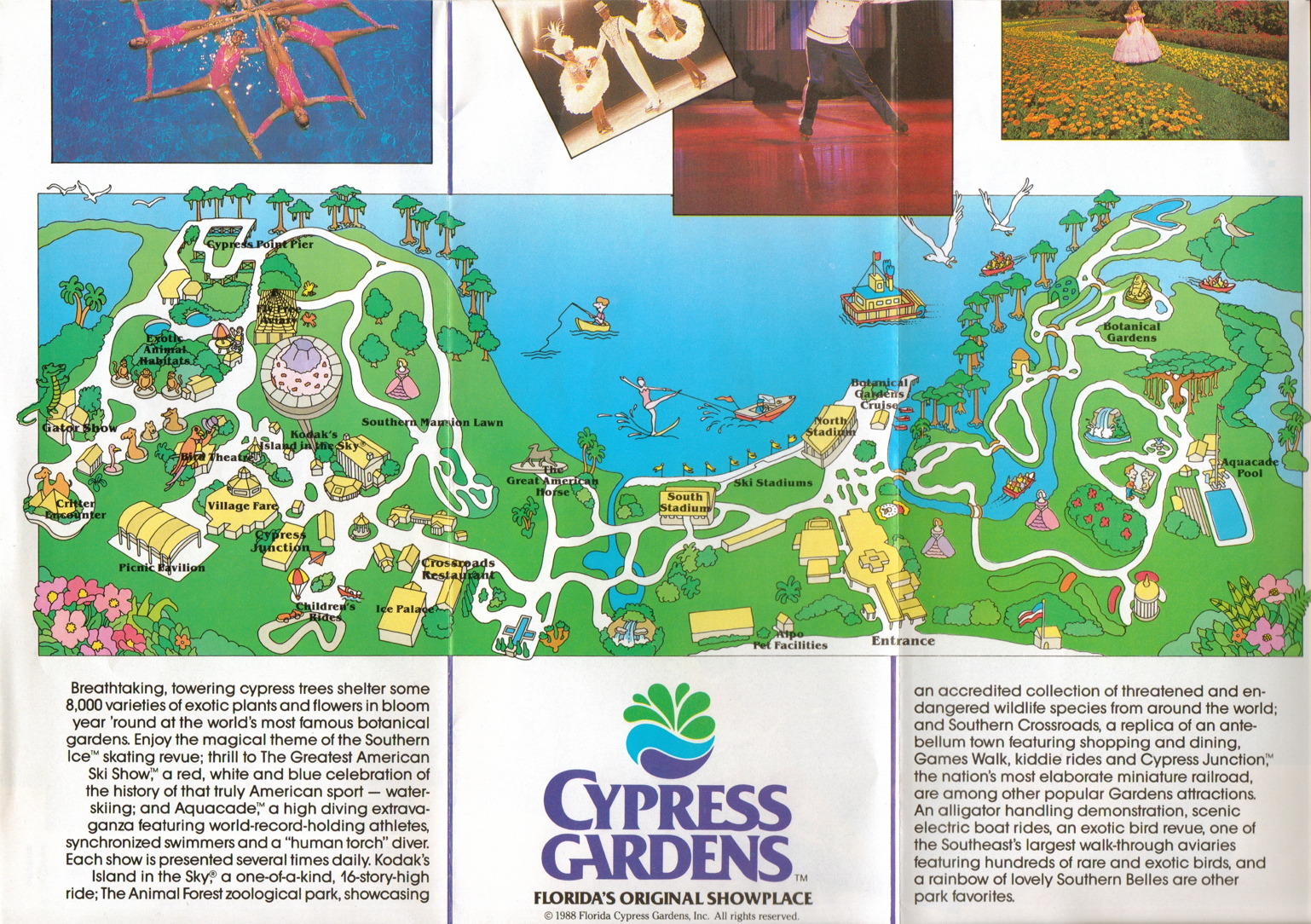 Newsplusnotes From The Vault Cypress Gardens 1988 Brochure