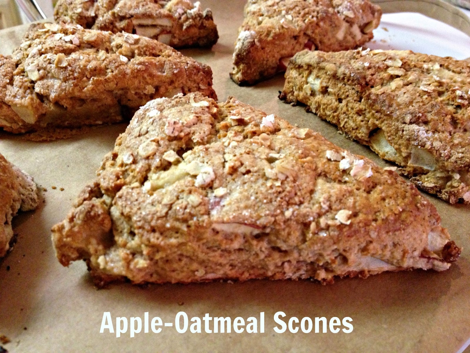 Sprints & Scones Apple Oatmeal Scones