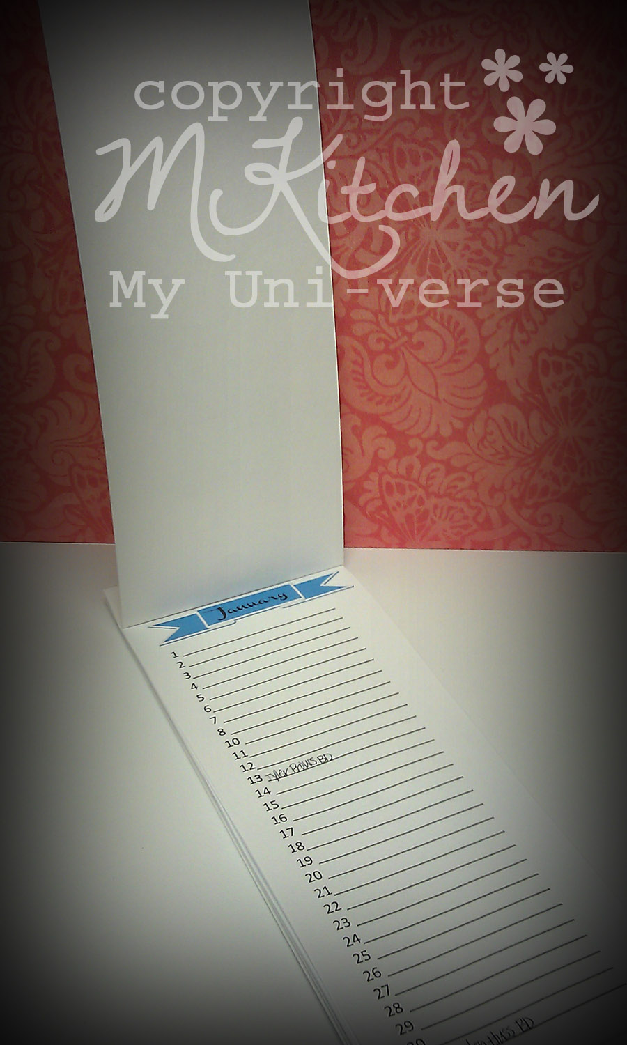 My UniVerse Special Occasions Calendar