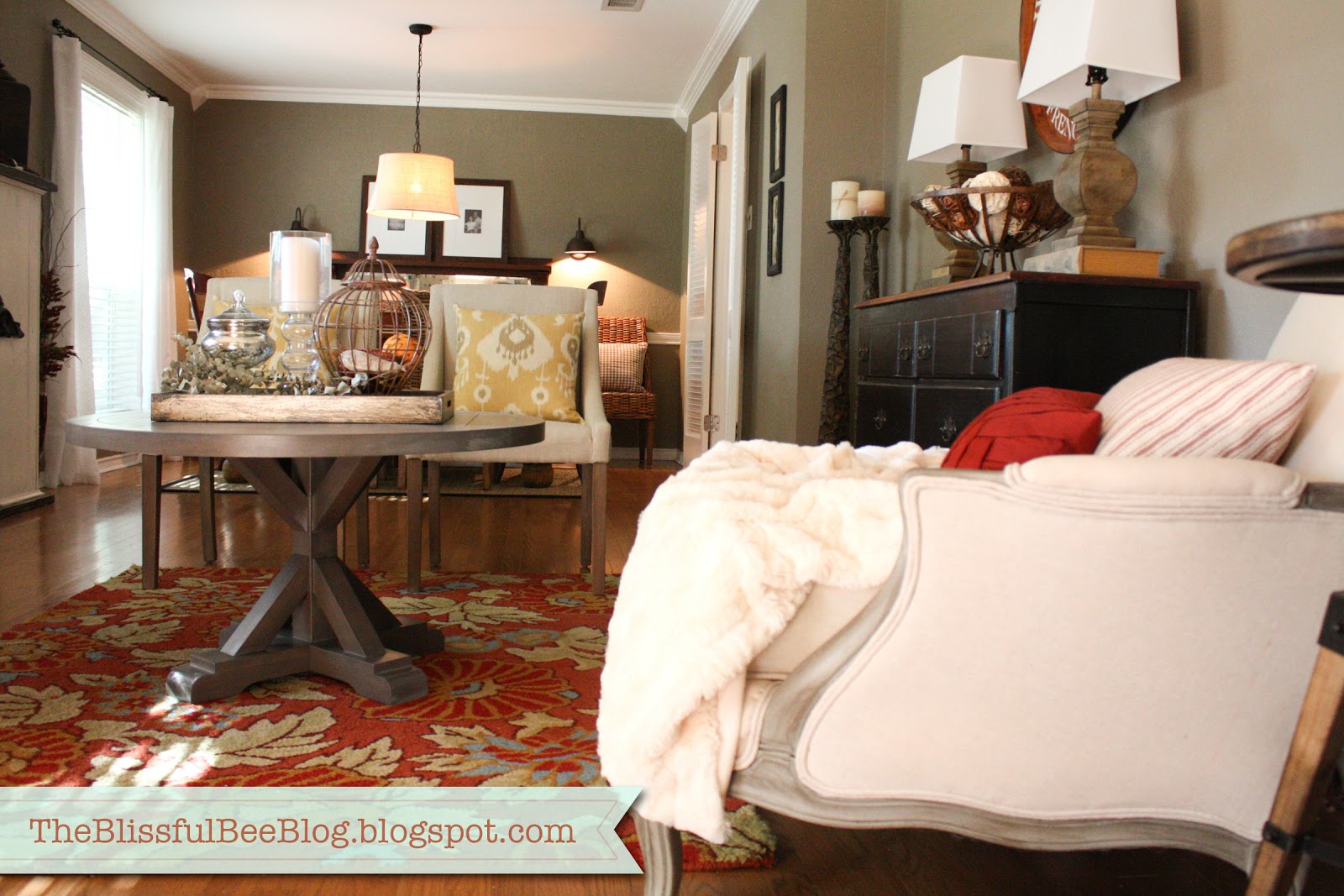 The Blissful Bee It's done! Formal Living Room Updates