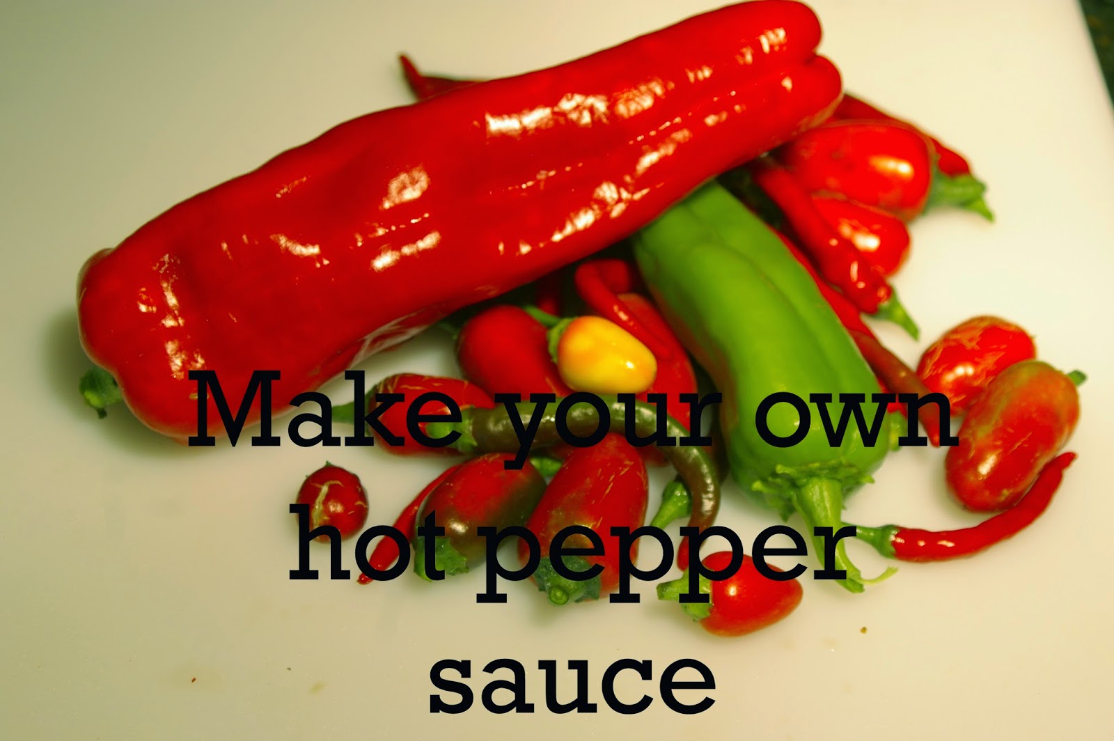Living at My Farmhouse Making Hot Sauce