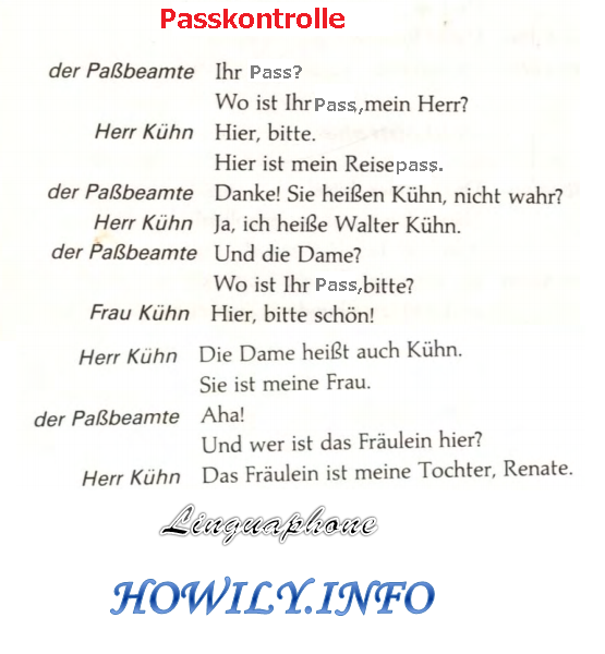 Die Passkontrolle Die Passkontrolle