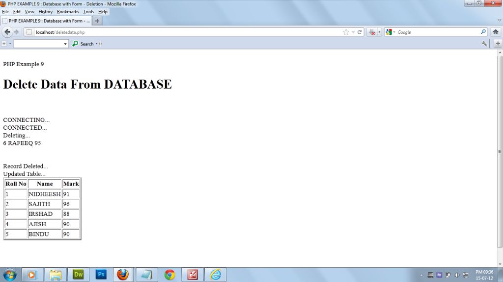 Student Details Form