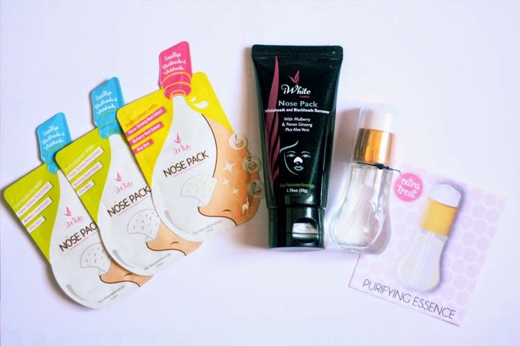 REVIEW iWhite Korea Nose Pack + Purifying Essence Seasalthair
