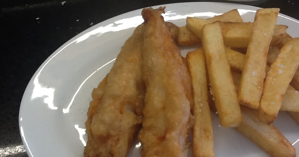 Willie's Daily Dish Deep Fried Smoked Cod in Beer Batter, Chunky Chips