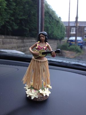 hula girl car air freshener