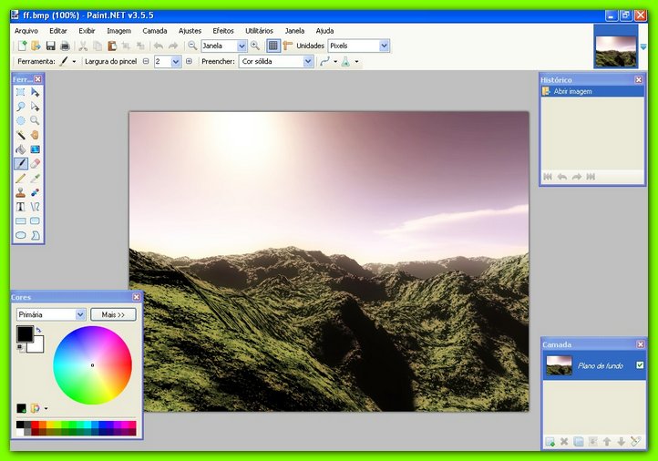 CACEMA Como desenhar com Paint Net