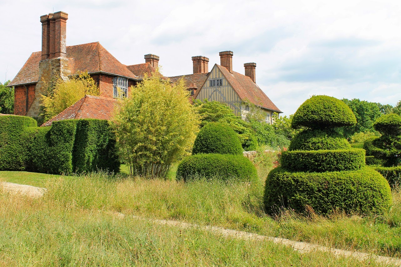 Belles Fleurs Garten, Haus, Natur Gärten in Südengland Great Dixter