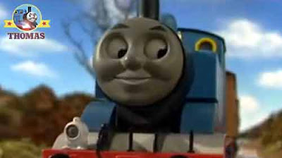 Big engine Henry Thomas the train whistled train Thomas Annie and Clarabel coach Brendam ship docks
