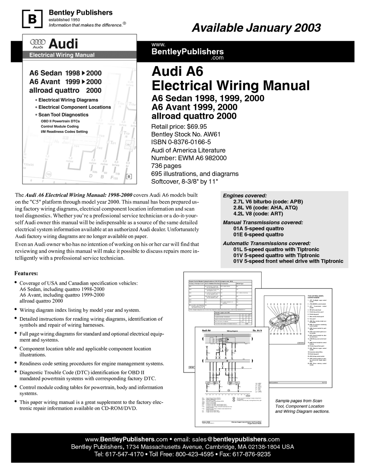 Electrical Wiring Manual 2003 Audi A6 | Free Online Manual