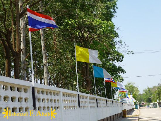 Flags in Ayutthaya Historical Park