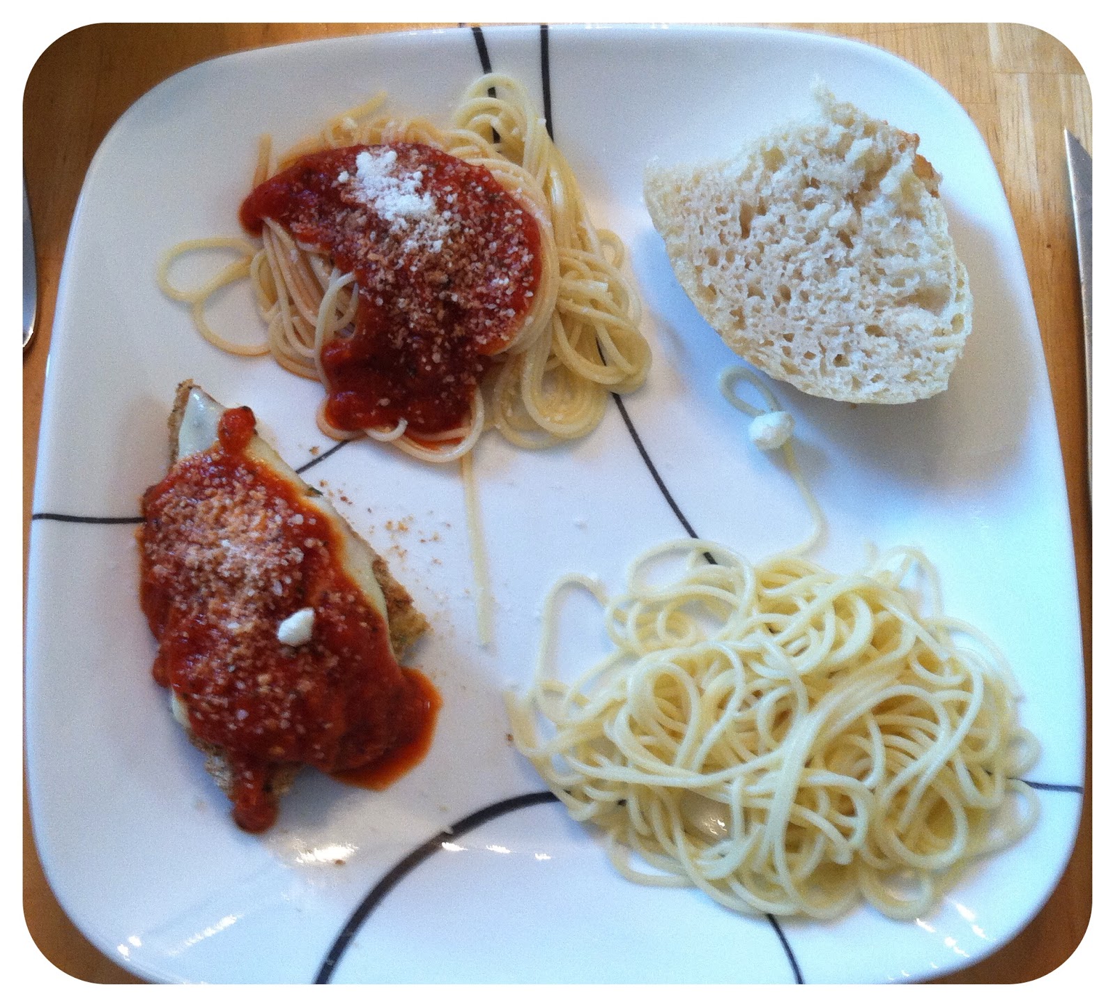 Courting Contentment Double Breaded Chicken Parmesan