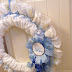 A Baby Shower Diaper Wreath