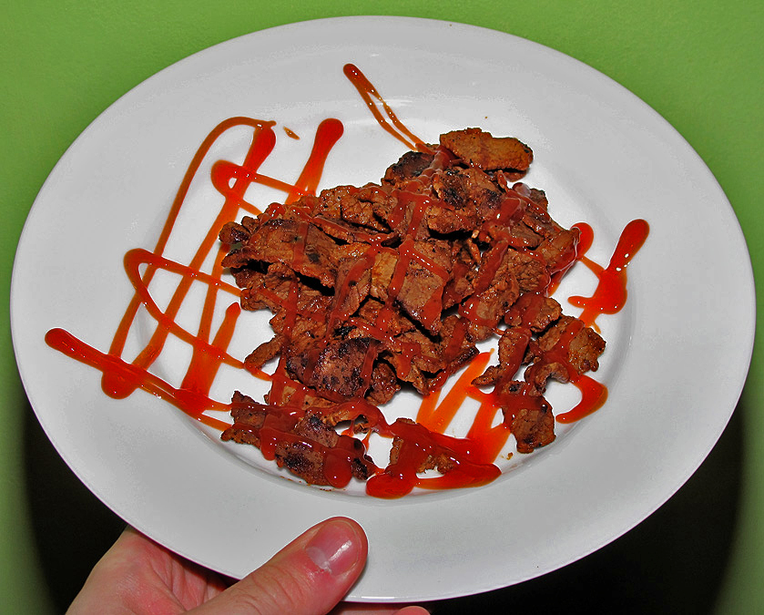 The Shit I Eat HomeMade Grilled Beef with Allover Ketchup