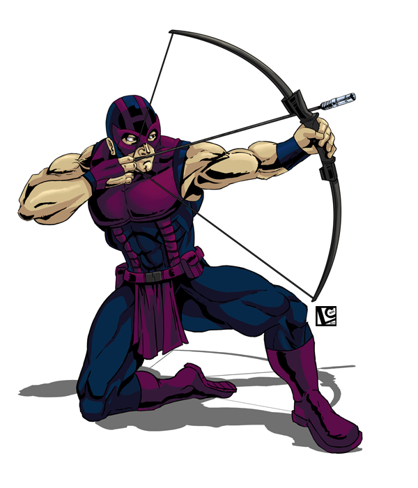 Lawrence Caces Sketch Blog Avengers Hawkeye