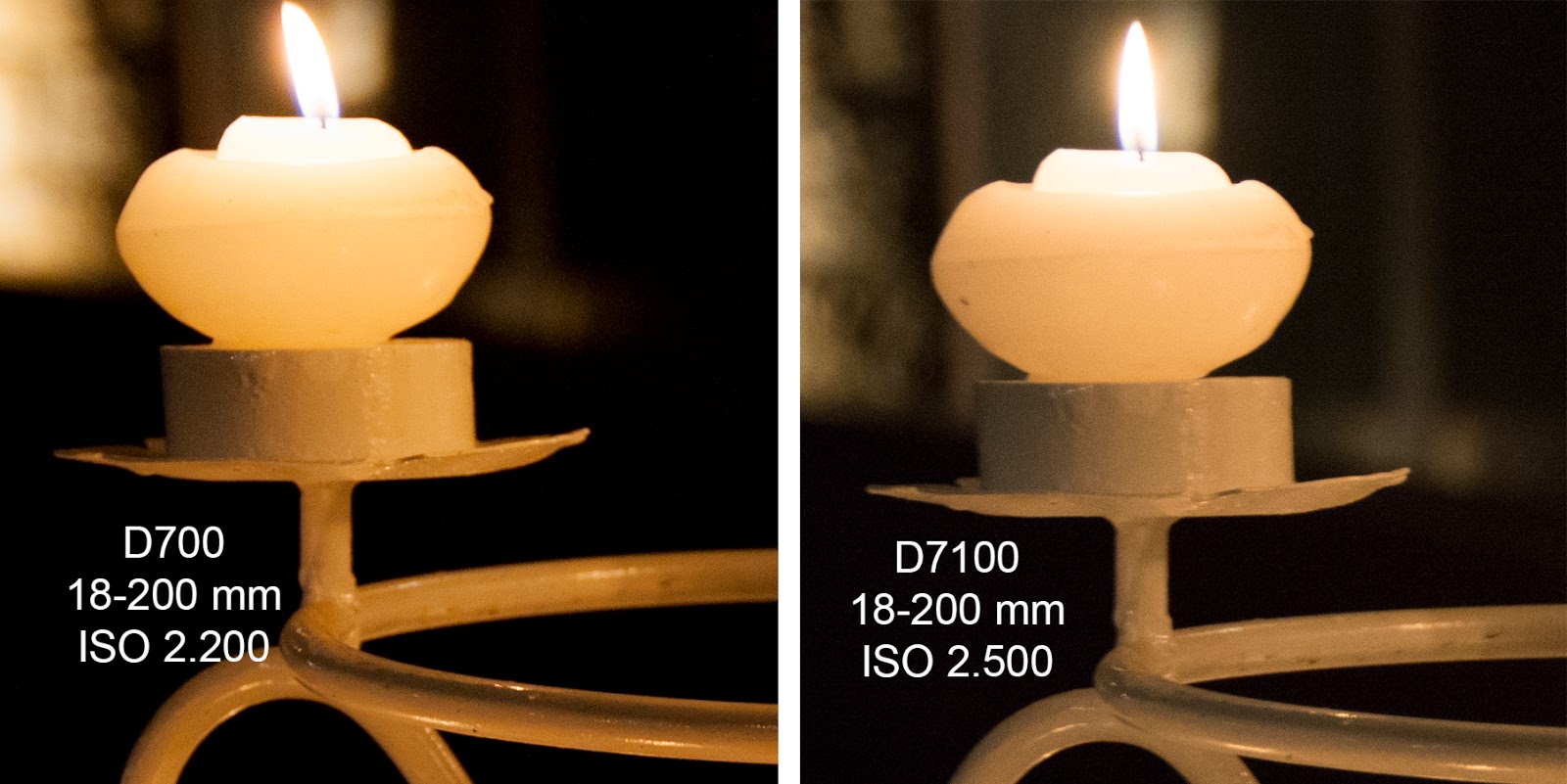 Nikon D700 vs. Nikon D7100