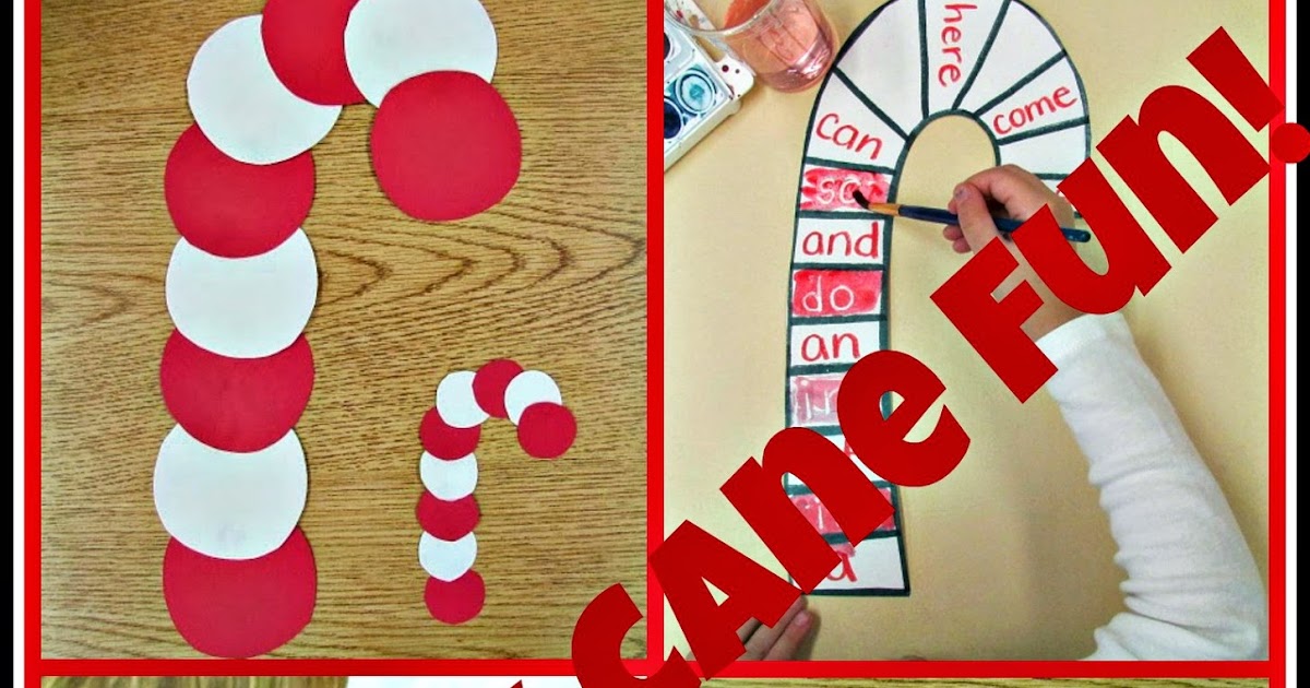 Kindergarten Holding Hands and Sticking Together Candy Cane Fun!