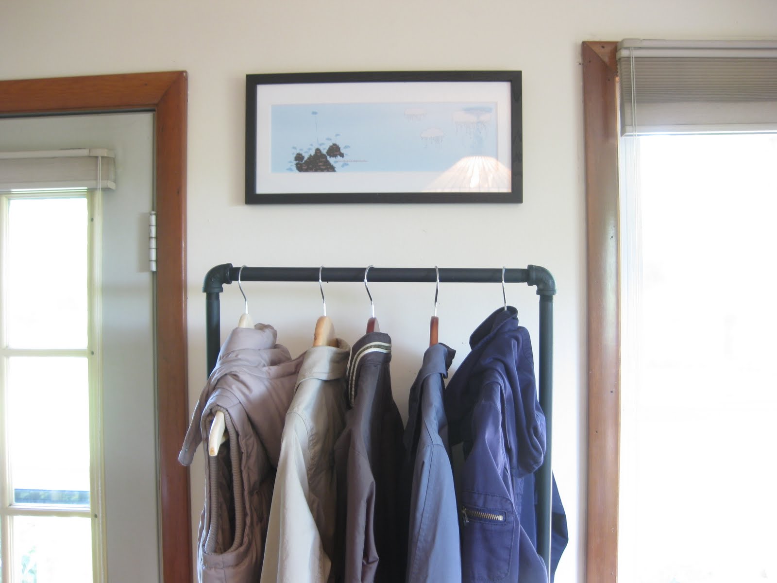 Raising Zooey Allen Plumbers Pipe Coat Rack