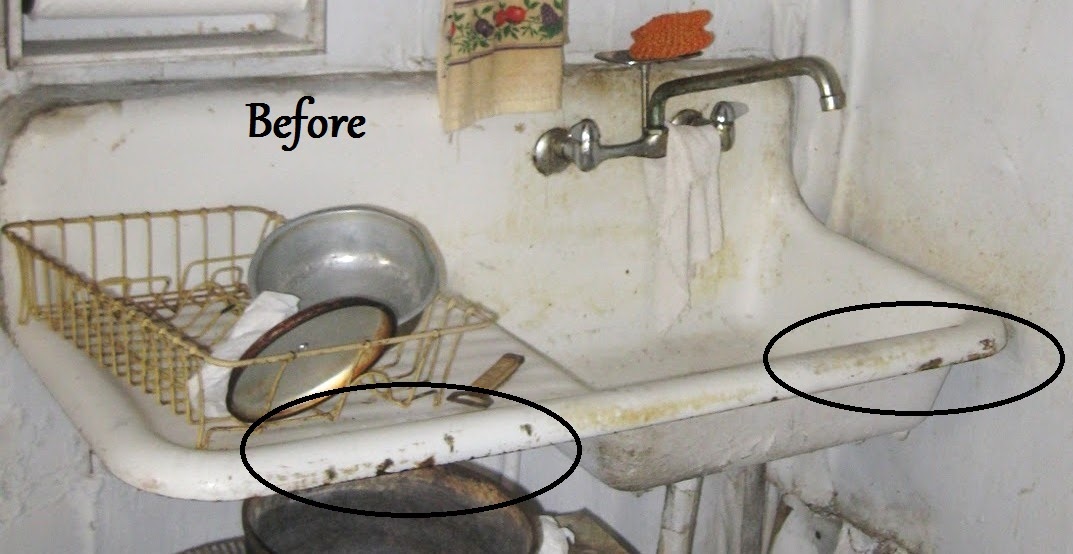 How to Patch Porcelain on Old Fixtures Mom and Her Drill