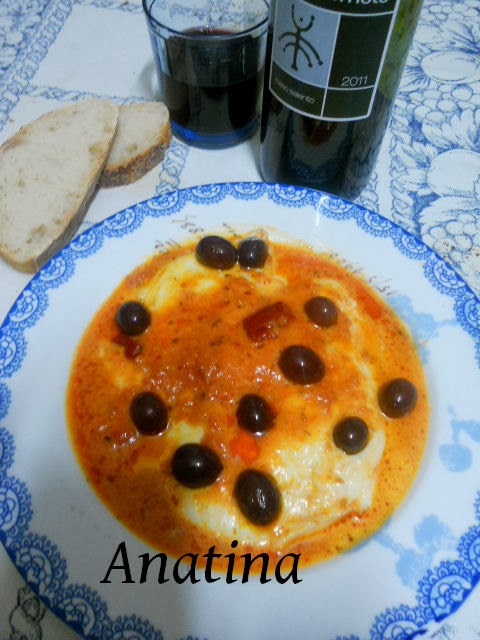 PROVOLA alla PIZZAIOLA Piccante con olive!!