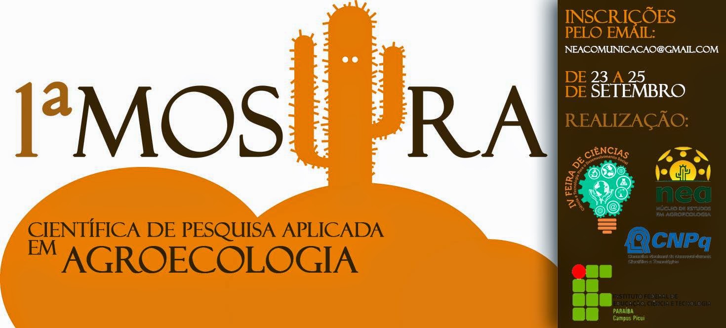 Núcleo de Estudos em Agroecologia do Campus Picuí realiza mostra científica