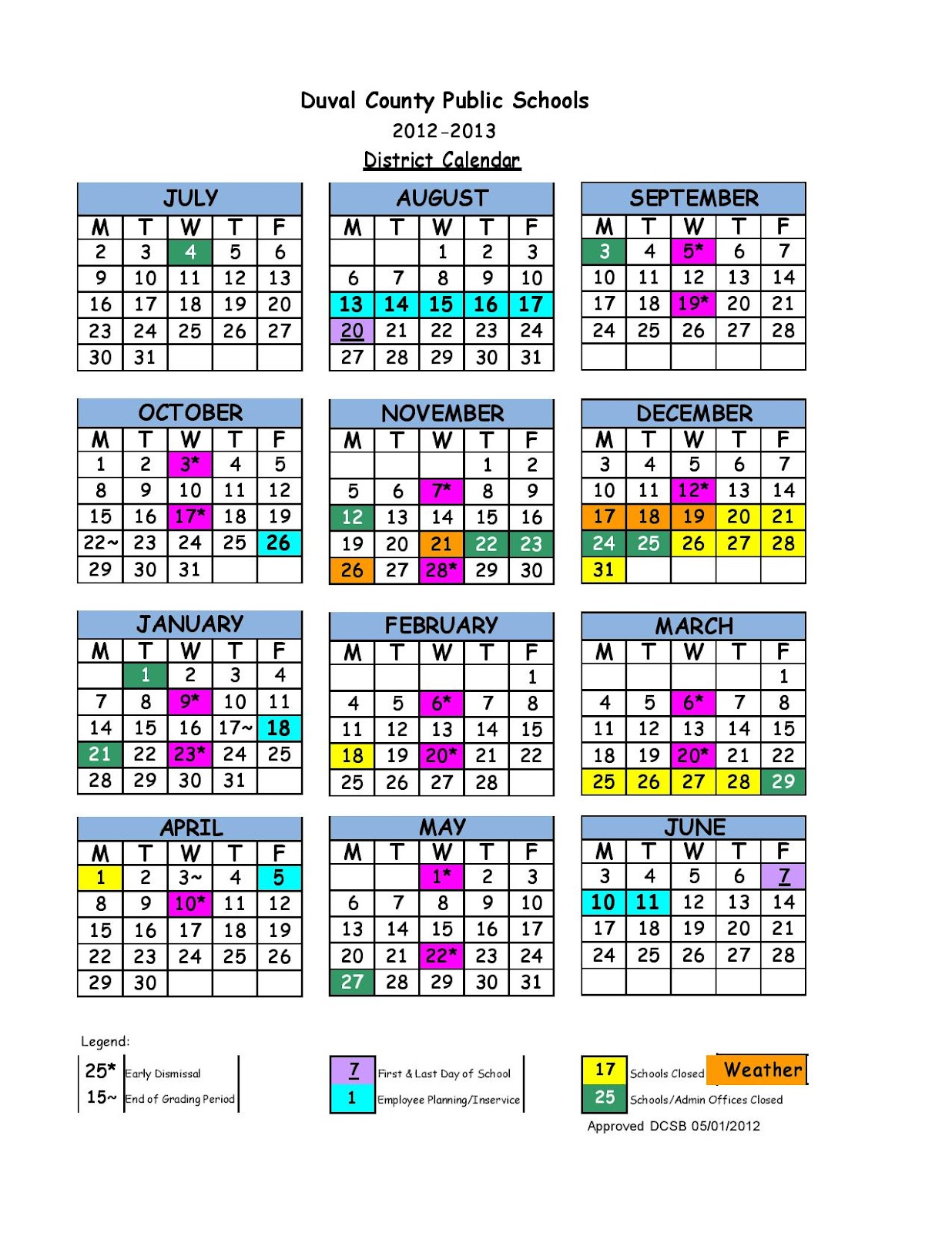 Dcps Optional Pay Calendar Printable Word Searches