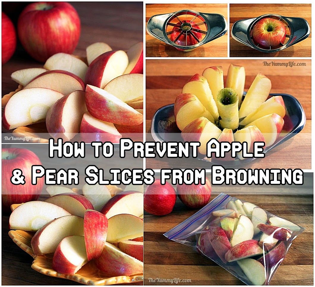 How to Prevent Apple & Pear Slices from Browning DIY Craft Projects