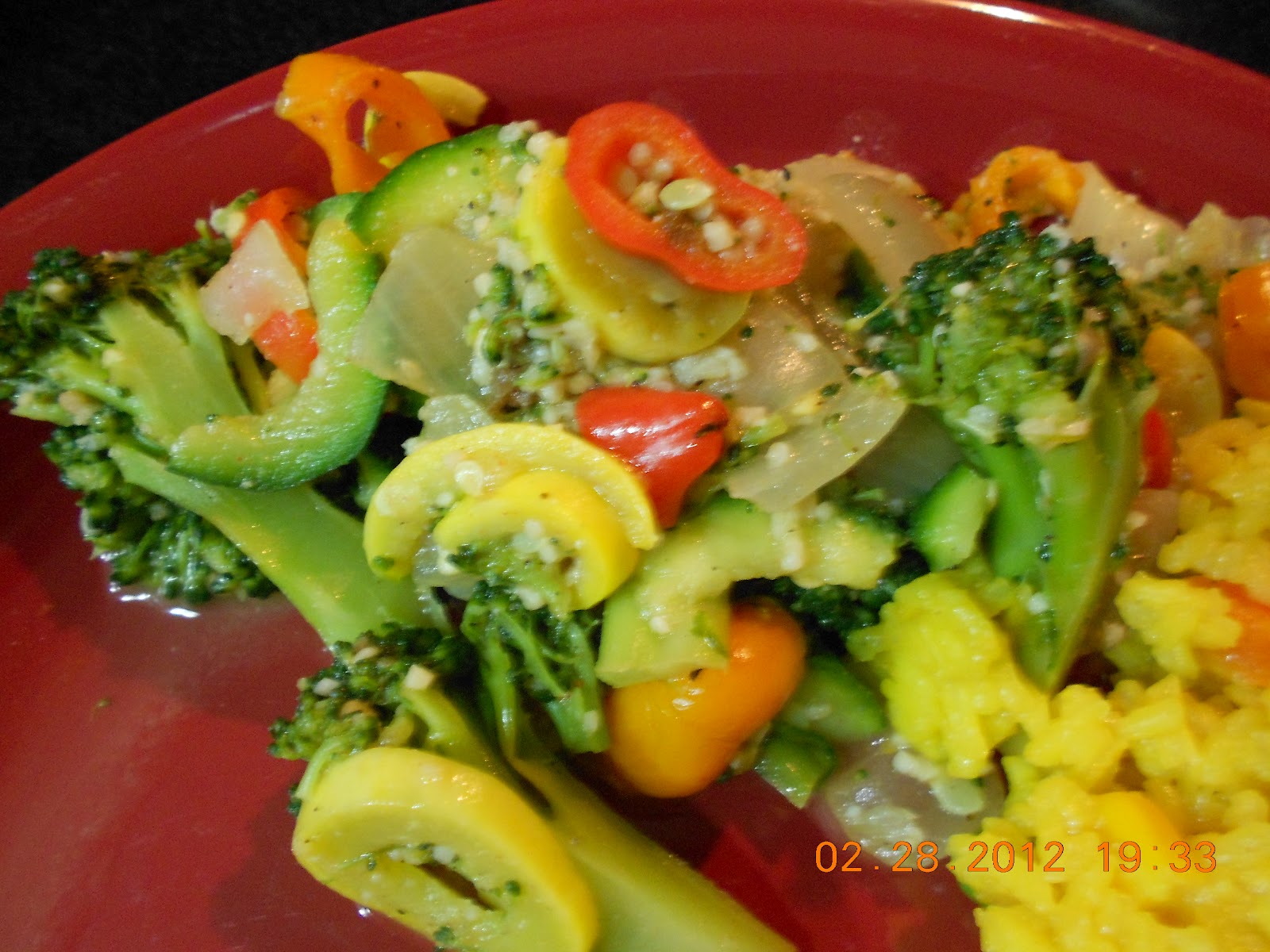 Key Recipes Baked tilapia w. veggies and rice