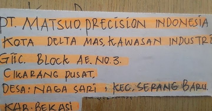 Lowongan Kerja PT. Matsuo Precision Indonesia Loker