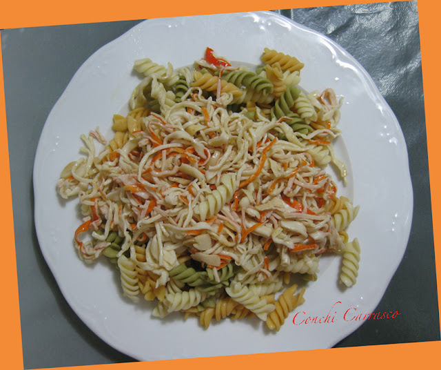 Pasta Con Surimi (baritas De Cangrejo)
