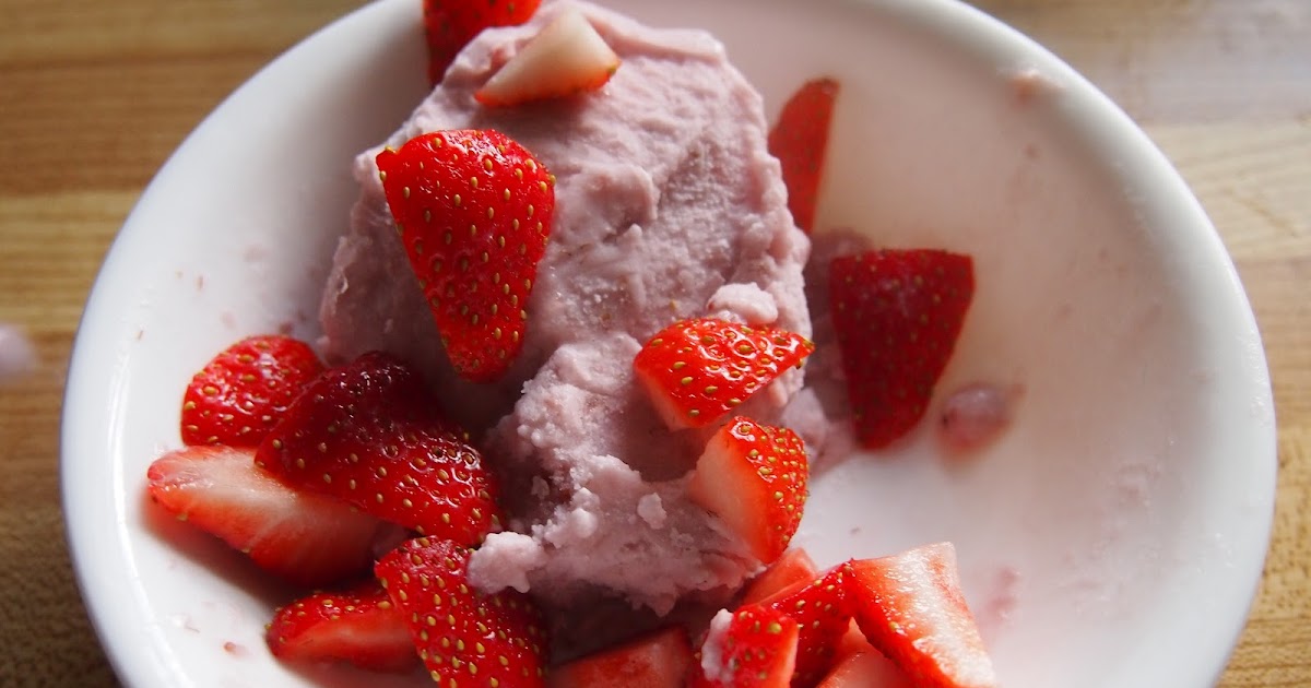 Dairy Free and Delicious Vegan and Soy Free Strawberry Ice Cream
